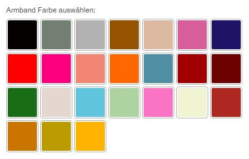 Textilarmband austauschen – Farbwechsel - Service - Mona Maria