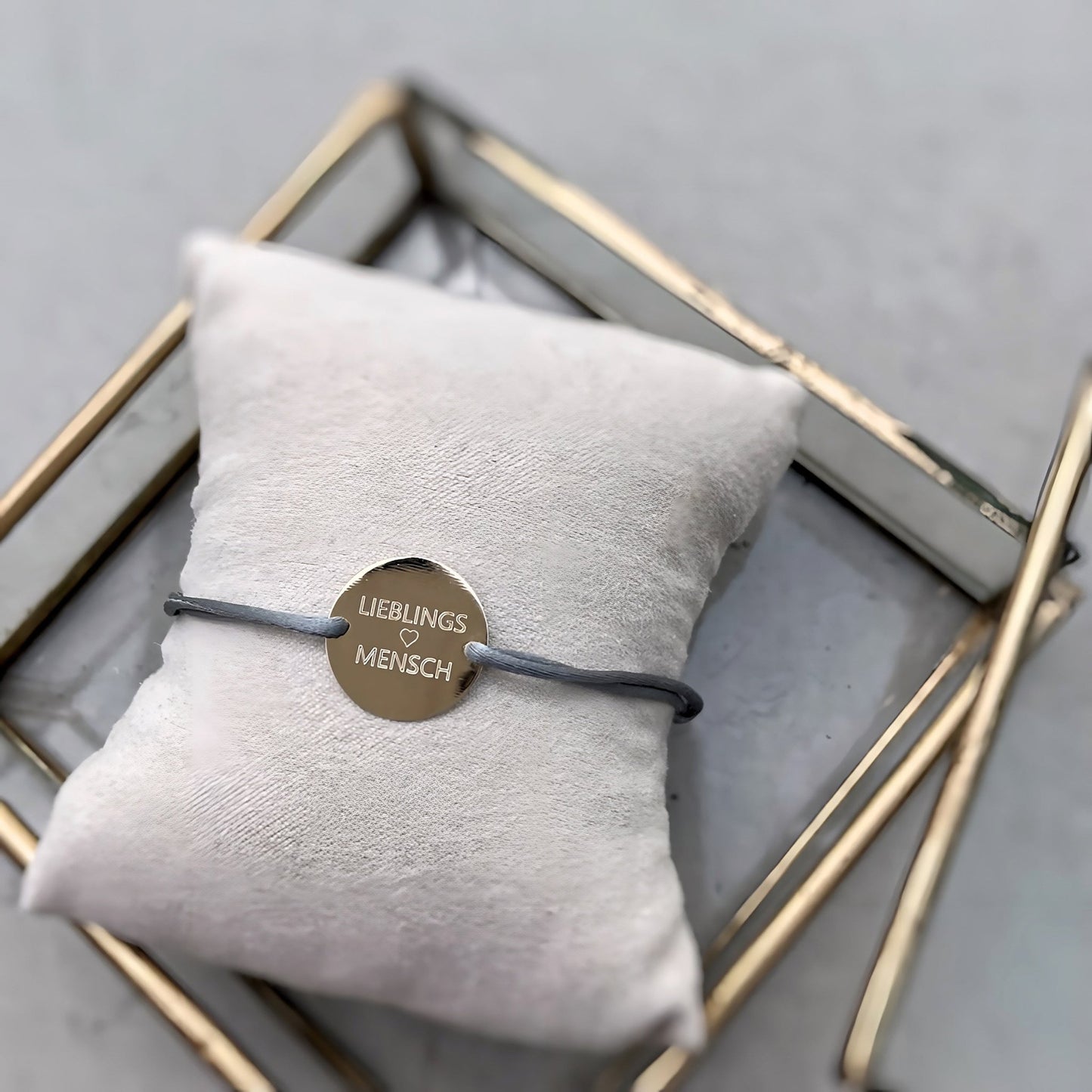 Textilarmband mit Fotogravur - Mona Maria