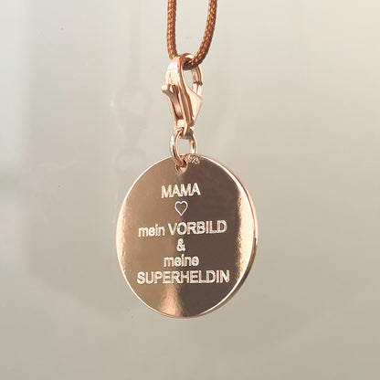 DENISE PENDANT WITH PHOTO IN ROSE GOLD