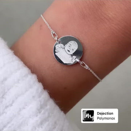 MONA MARIA BRACELET WITH PHOTO IN SILVER