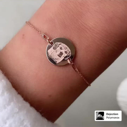 MONA MARIA BRACELET WITH PHOTO IN ROSE GOLD